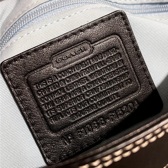 Coach Soho Pleated Buckle Shoulder Bag in Metallic Black - Picture 6 of 12